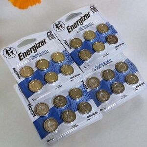 Energizer 2032 Batteries, 4 Packs of 6 Each, 24 Batteries Total, Fresh 3/37, New